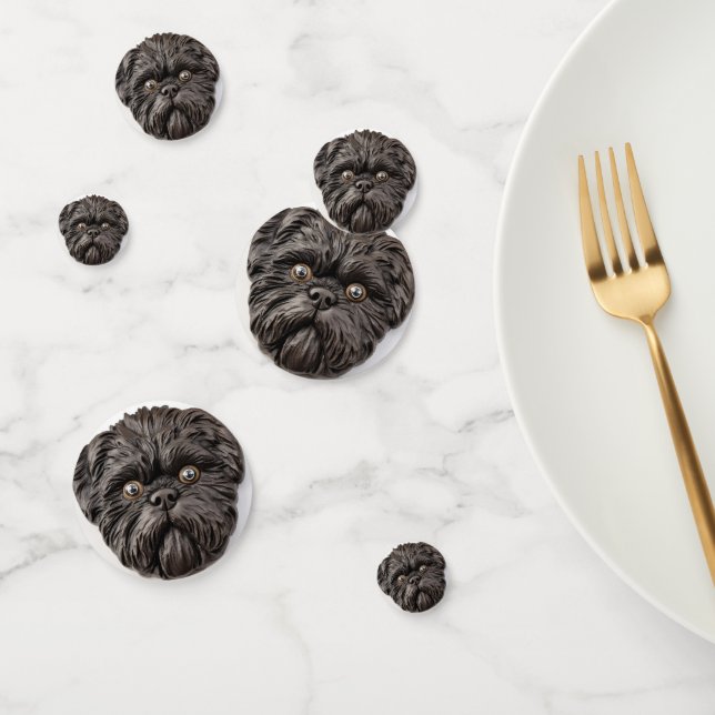 Affenpinscher 3D Inspired Confetti (Group)