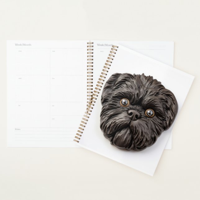 Affenpinscher 3D Inspired Planner (Display)