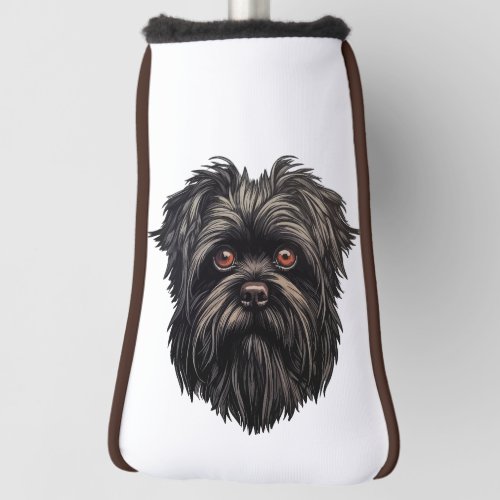 Affenpinscher Black Dog Golf Head Cover