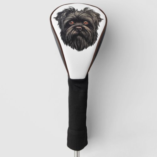 Affenpinscher Black Dog Golf Head Cover