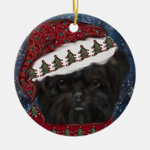 Affenpinscher ceramic ornament