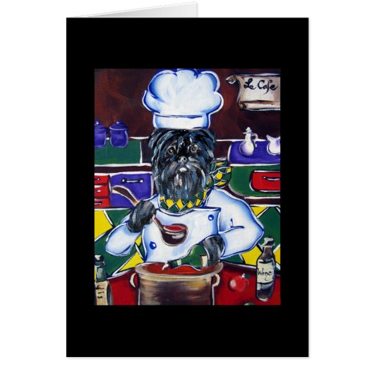 Affenpinscher Chef Cards (Front)