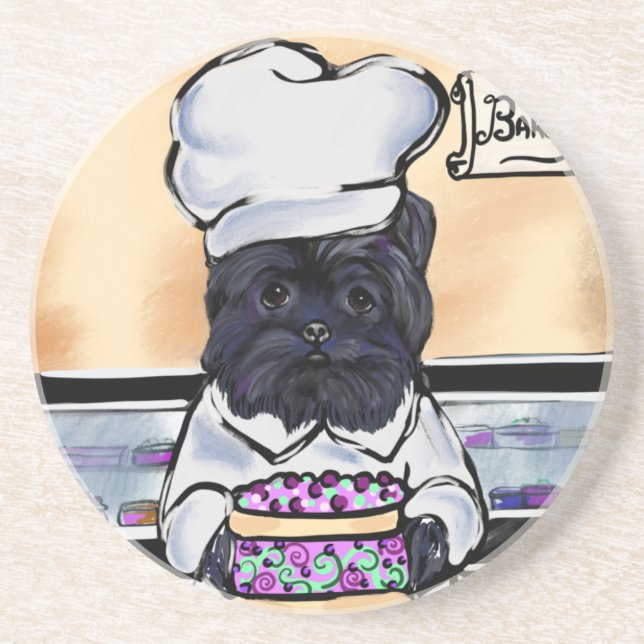 Affenpinscher Chef  Coaster (Front)