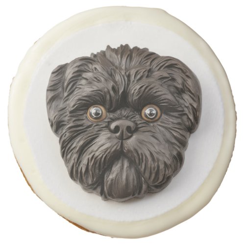 Affenpinscher Confection 3D Sculpture Sugar Cookie