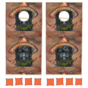 Affenpinscher cornhole set