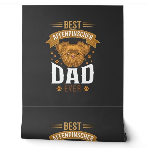 Affenpinscher Dad Ever Dog Face Paw Prints Wallpaper