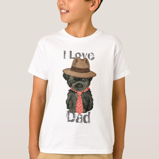 Affenpinscher Dad T-Shirt (Front)