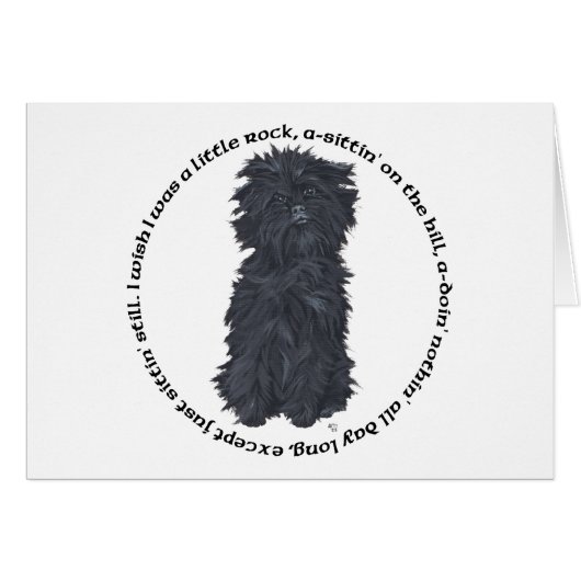 Affenpinscher Ditty Cards (Front Horizontal)