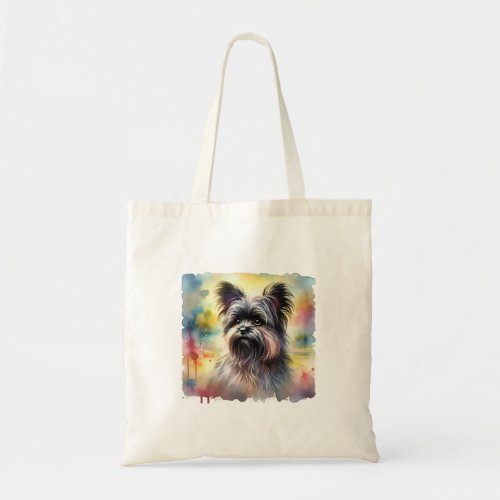 Affenpinscher Dog 210624AREF136 _ Watercolor Tote Bag