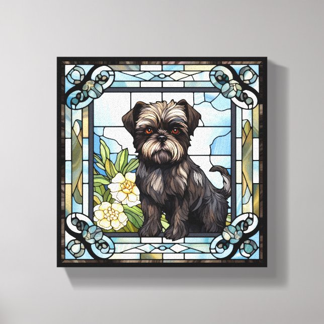 Affenpinscher Dog  Canvas Print (Front)