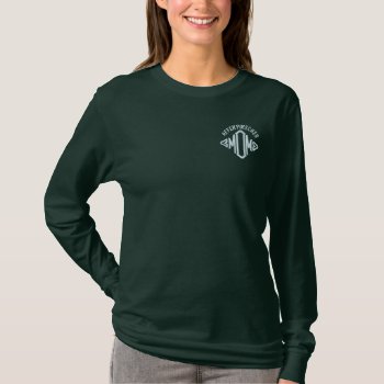 Affenpinscher Dog Mom Embroidered Long Sleeve T-shirt by DogsByDezign at Zazzle