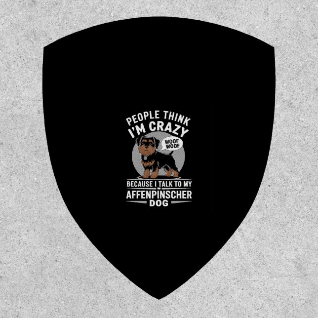 Affenpinscher Dog  Patch (Front)