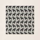 Affenpinscher Dog Silhouettes Pattern Scarf<br><div class="desc">Affen Lover's Scarf</div>
