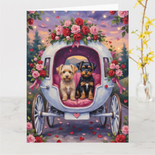 Affenpinscher Dog Valentine's Day Card
