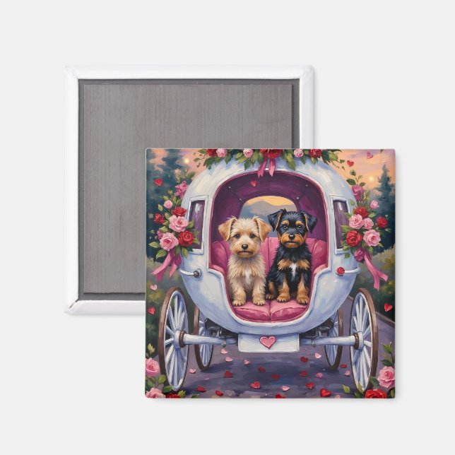 Affenpinscher Dog Valentine's Day Magnet (Front/Back)