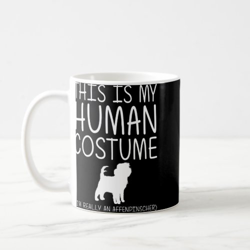 Affenpinscher Easy Halloween Human Costume Pet Dog Coffee Mug