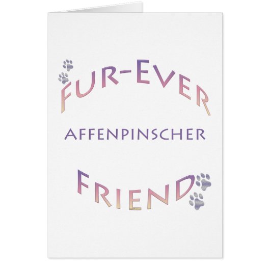 Affenpinscher Furever Cards (Front)