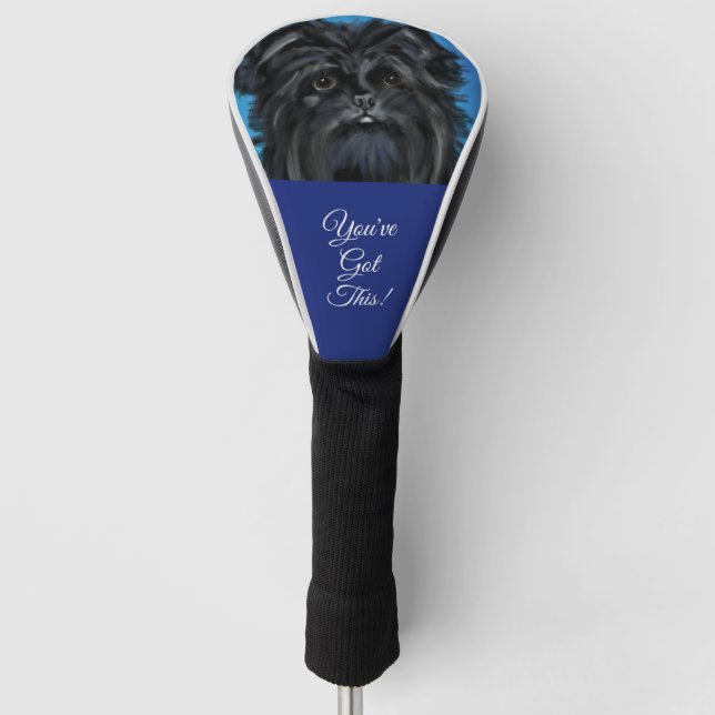 AFFENPINSCHER  GOLF HEAD COVER (Front)