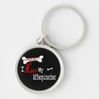 Affenpinscher I Love My Keychain