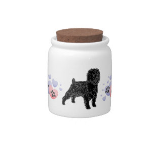 Affenpinscher Love Candy Jar