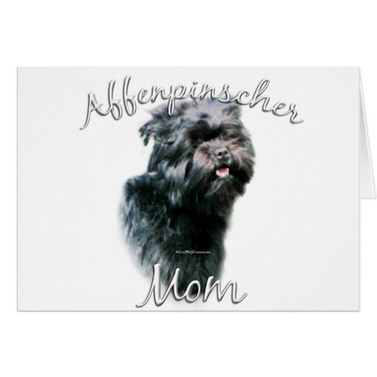 Affenpinscher Mom 2 Cards (Front Horizontal)