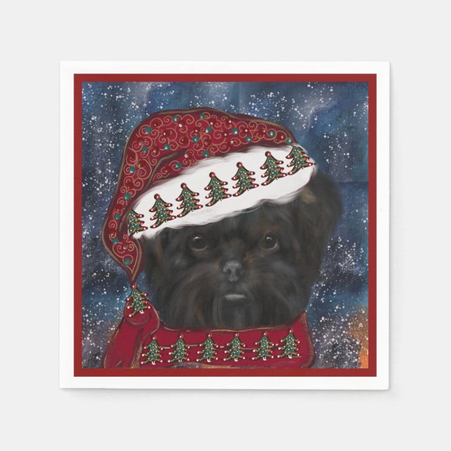Affenpinscher  napkins (Front)