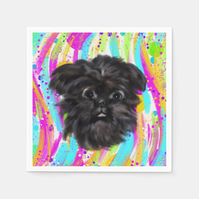 Affenpinscher    napkins (Front)