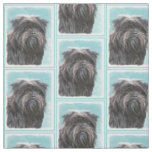 Affenpinscher Painting - Cute Original Dog Art Fabric