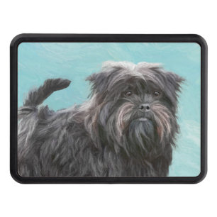 Affenpinscher Painting - Cute Original Dog Art Hitch Cover