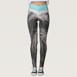 Affenpinscher Painting - Cute Original Dog Art Leggings
