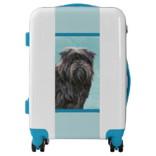 Affenpinscher Painting - Cute Original Dog Art Luggage