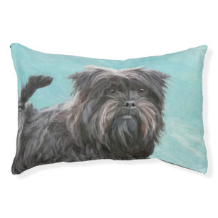 Affenpinscher Painting - Cute Original Dog Art Pet Bed