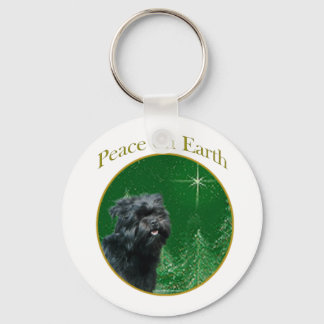 Affenpinscher Peace Keychain