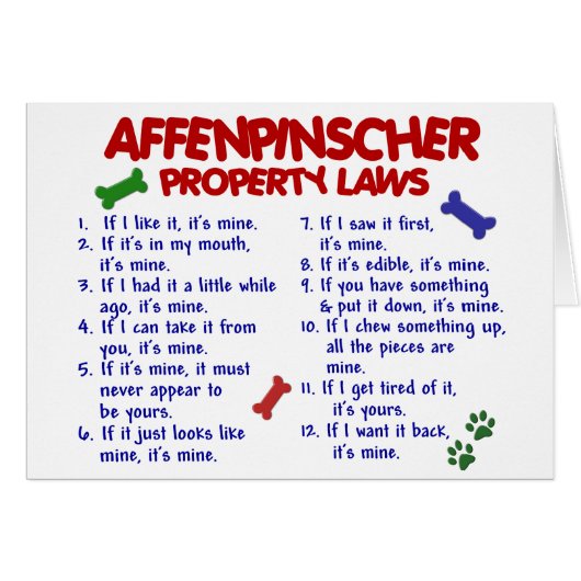 AFFENPINSCHER Property Laws 2 (Front Horizontal)