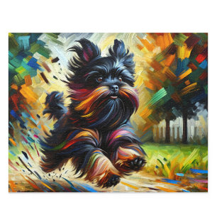Affenpinscher Puzzle: Belge Monkey Terrier Jigsaw Puzzle