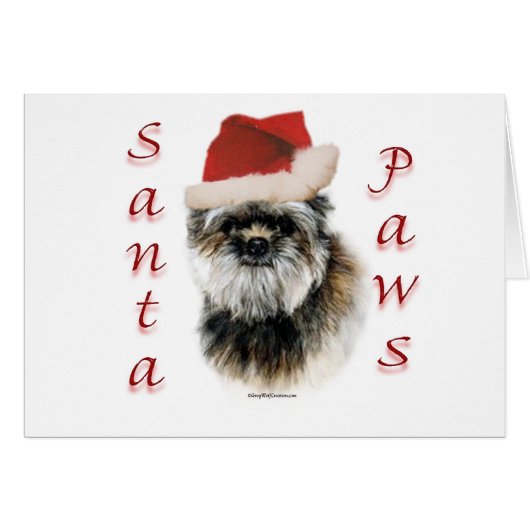 Affenpinscher Santa Paws Cards (Front Horizontal)