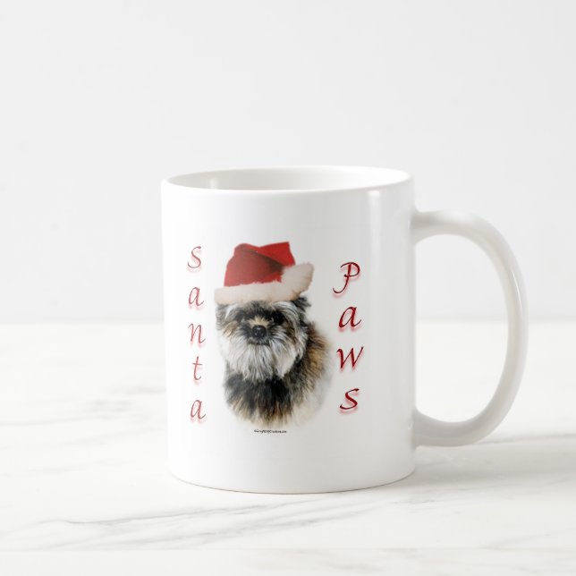 Affenpinscher Santa Paws Coffee Mug (Right)