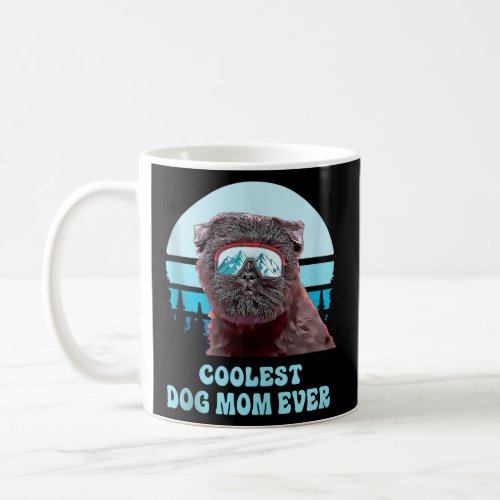 Affenpinscher Skiing Winter Coolest Dog Mom Ever T Coffee Mug