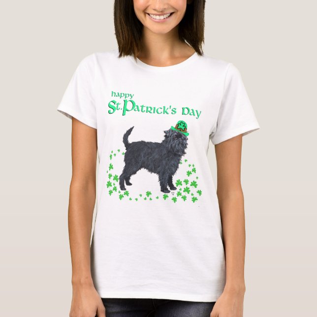 Affenpinscher St Patricks Day T-Shirt (Front)