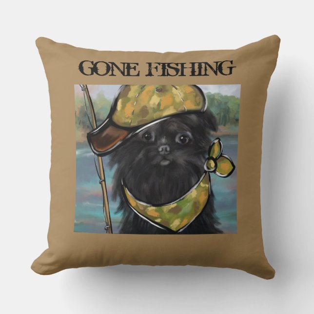 AFFENPINSCHER  THROW PILLOW (Front)