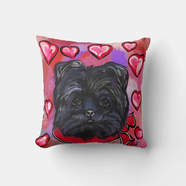 AFFENPINSCHER     THROW PILLOW (Front)