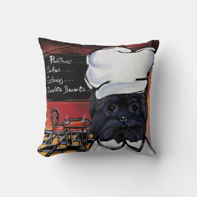 AFFENPINSCHER           THROW PILLOW (Front)