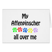 Affenpinscher Walks Design (Front Horizontal)