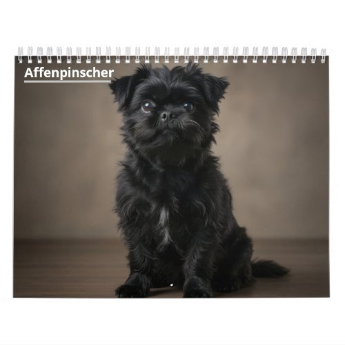 Affenpinscher Wall Calendar. Calendar