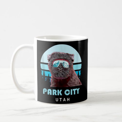 Affenpinscher Winter Ski Park City Utah Dog Lover  Coffee Mug