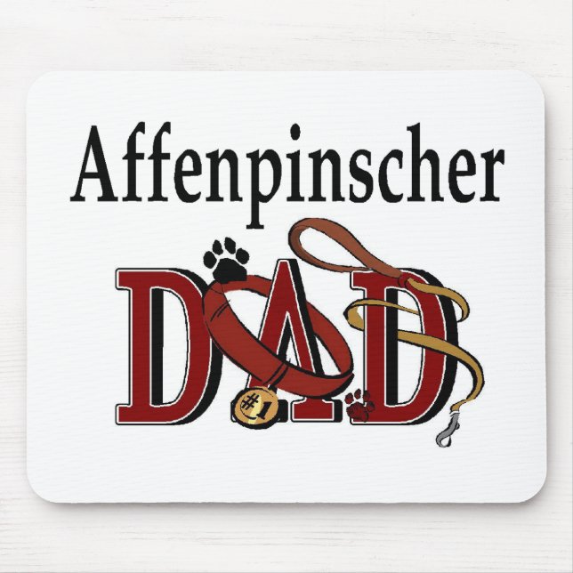 Affenpinshcer Dad Aparrel Gifts Mouse Pad (Front)