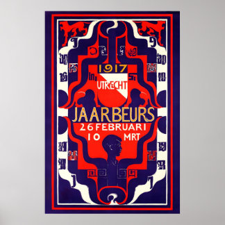 Affiche Jaarbeurs 1917 Exhibition POSTER PRINT
