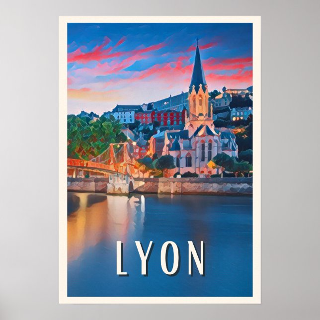Affiche Lyon Photo Vintage  Poster (Front)