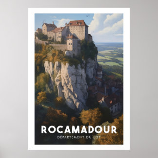 Affiche Rocamadour - France - Département du Lot - Poster