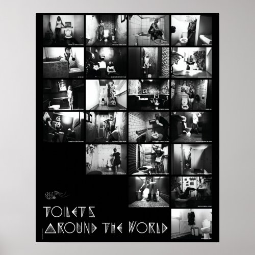 Affiche Toilets _ Crevettes trotteuses Poster